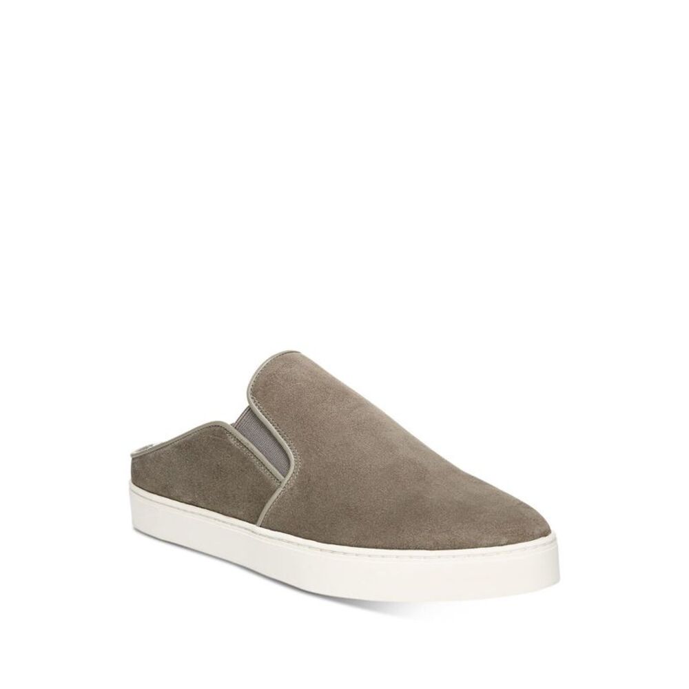 VINCE. Womens Gray 1/2" Platform Garvey 2 Almond Wedge Slip On Sneakers 6.5 M